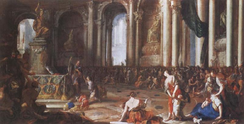Johann Heinrich Schonfeldt The Oath of Hannibal Norge oil painting art